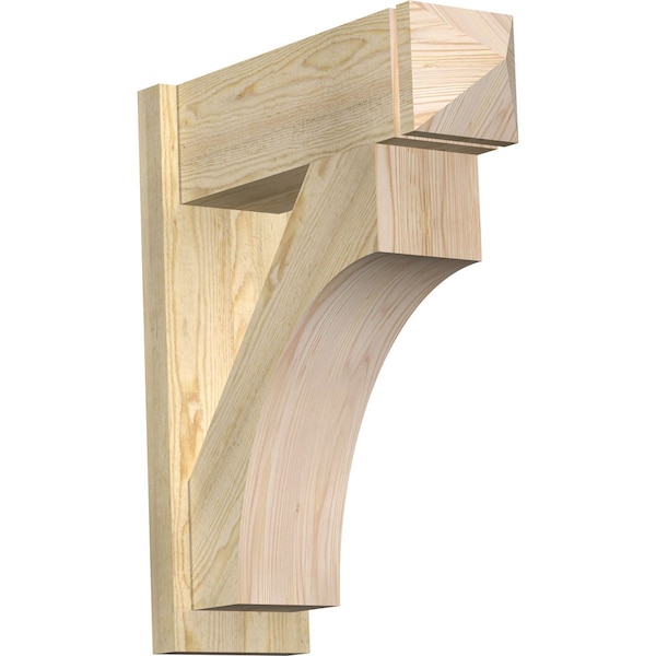 Ekena Millwork Westlake Rough Sawn Arts and Crafts Outlooker, Douglas Fir, 8"W x 24"D x 28"H OUT08X24X28WTL03RDF - main